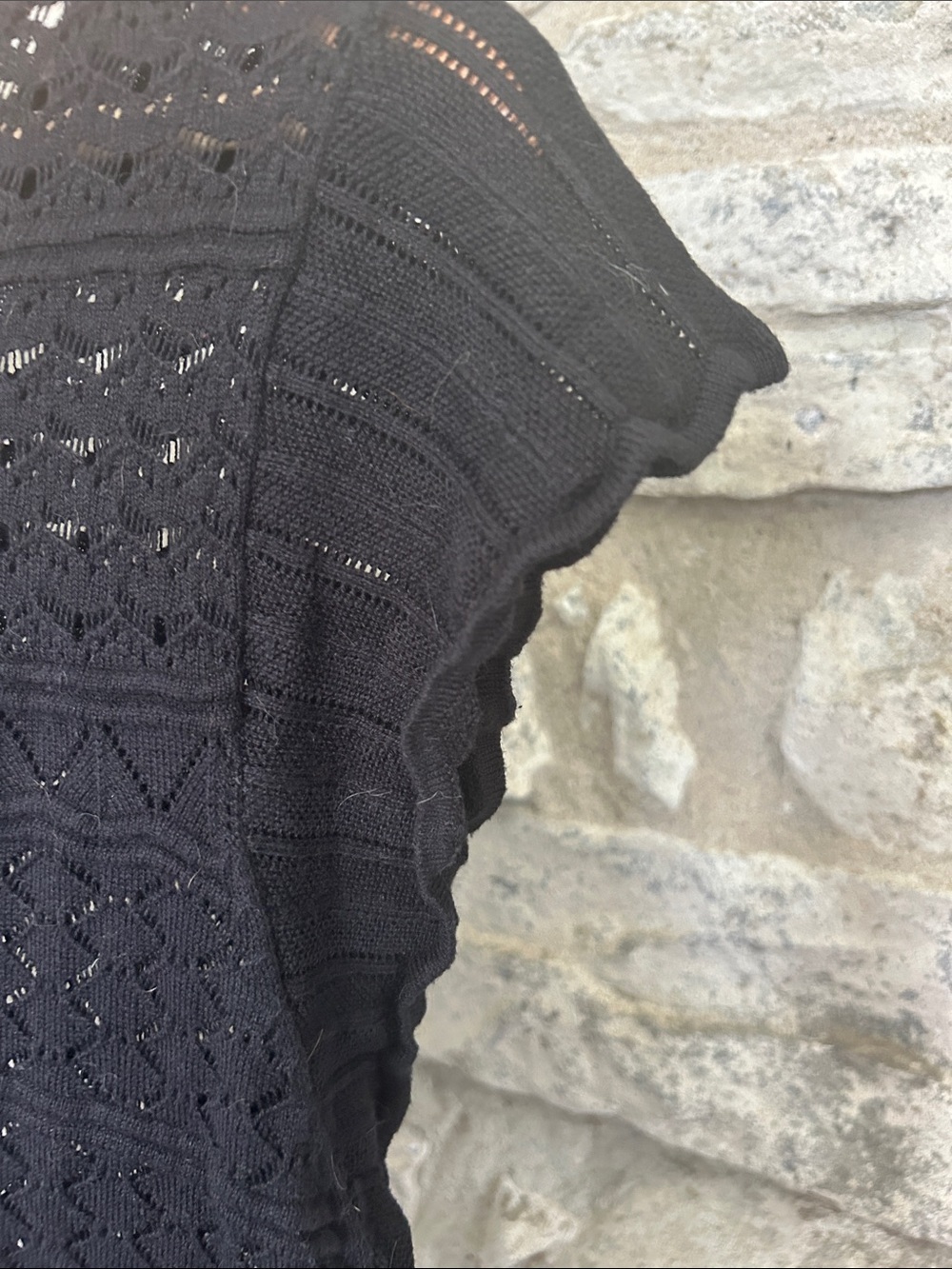 Knit Top with button back - Picture 3 of 8